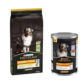 Comparer les prix de 16kg All Sizes Adult Light Sterilised Agneau PRO PLAN PURINA croquettes pour chien + 12x400g boîtes offertes!