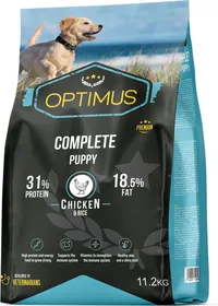 Comparer les prix de OPTIMUS Puppy Complete pour Chiot - Lot de 60x 11,2kg