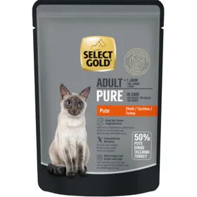 Meilleurs prix pour SELECT GOLD Pure Sachets En sauce Chat Adute Dinde 48x85 g