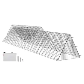 Meilleurs prix pour Enclos pour Poulailler-VEVOR-729 x 200 x 615 cm-Portables- l’extérieur avec Cadres d’angle-2 Ensembles-Poulets Canards et Lapins