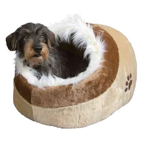 Comparer les prix de Abri Douillet Minou, 41 × 30 × 50 Cm, Beige/Brun - Mon Animalerie