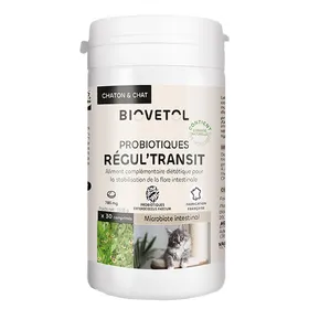 Comparer les prix de Biovetol - Comprimés Régul'Transit Chat - 30 comprimés