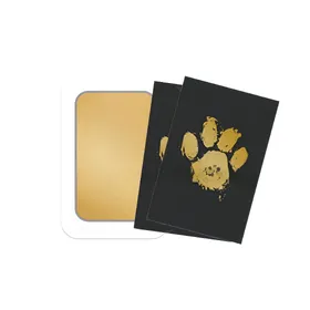 Comparer les prix de Kit d'empreintes de patte d'animal sans encre, Kit d'empreintes de patte de chat et de chien, Kit d'empreintes de nez de chat et de chien, Souvenir pour animal de compagnie sans nettoyage, Cadeau souvenir d'empreintes de patte de chien et de chat doré