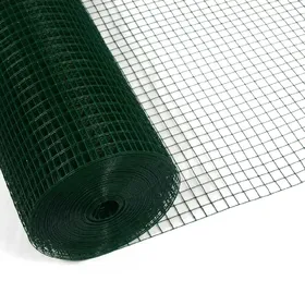 Comparer les prix de Grillage Volière & Cage Oiseaux vert   Fil de Volière Maillage 12x12mm (50cm x 25m x 1,05mm