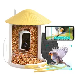 Meilleurs prix pour Birdfy Feeder avec panneau solaire - Mangeoire à Oiseaux avec Caméra - jaune / Gratuite à vie
