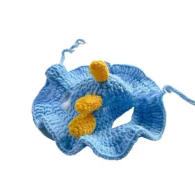 Comparer les prix de Chapeau élastique pour chat, mignon et raffiné, tricoté, pour chiots, chatons, fête, séance photo, accessoires de décoration pour chat, printemps et été M