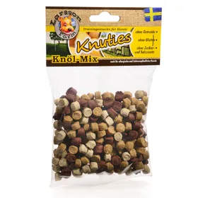 Meilleurs prix pour lot économique : 6 x 150g Knöl-Mix Friandises pour chiens Larsson Farm Knuties