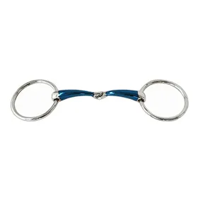 Comparer les prix de Mors simple pour cheval avec anneau de bouche fendu incurvé Sefton