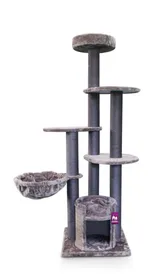 Meilleurs prix pour PETREBELS-Arbre à Chat – Petrebels Cottage 191 Cappuccino – 60 x 60 x 191 cm