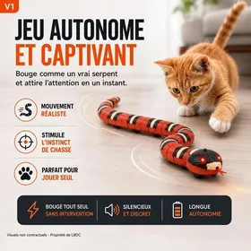 Comparer les prix de LBDC® - Serpent interactif jouet intelligent pour animal de compagnie