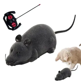 Meilleurs prix pour Rats Télécommandé Sans Fil pour Chat Souris RC Fausse Simulation Jouet Animal Compagnie dupcheliry