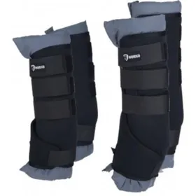 Meilleurs prix pour Set de protection HORKA pour transport et écurie - Noir/Gris - Cheval