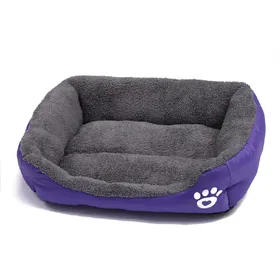 Comparer les prix de Coussin pour chien (taille S, 43 x 32 cm), rectangulaire, violet, pour chiens et chats de t