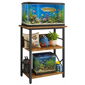 Meilleurs prix pour Support daquarium de 10 gallons support daquarium à 3 niveaux avec étagère de rangement 20 5 po L x 11 po l x 31 5 po H
