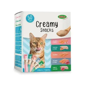 Comparer les prix de Multipack Creamy Snacks pour chat - x50 750 g - Bubimex - Bubimex