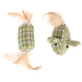 Meilleurs prix pour Lot de jouets Modern Living Glasgow Bonbon & Souris avec menthe à chat - lot de 2 jouets