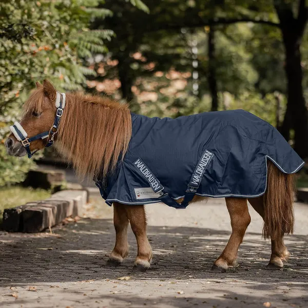 Couverture dextérieur pour cheval Waldhausen Shetty 100g - Vert - 80 cm – photo 2