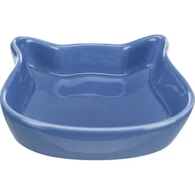 Comparer les prix de Ecuelle céramique tête de chat - Lot de 2x 250ml/Ø12cm