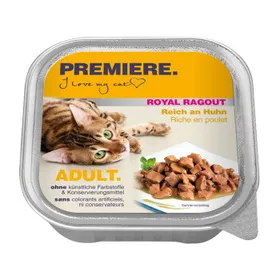 Comparer les prix de PREMIERE Royal Ragout Poulet 64x100 g