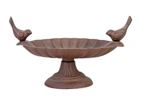 Comparer les prix de Esschert Design - Plateau de graines en fonte avec oiseaux décoratifs