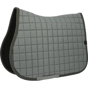 Comparer les prix de EQUITHEME Tapis de selle Chic gris foncé - Taille Cheval