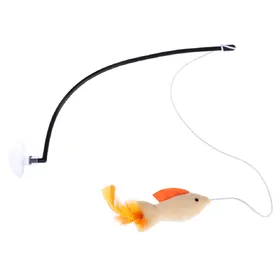 Comparer les prix de Canne à pêche TIAKI Poisson avec ventouse pour chat