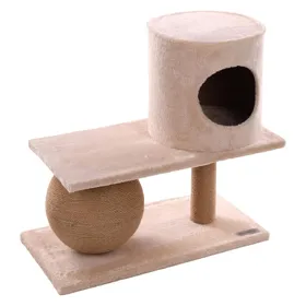 Comparer les prix de Flamingo KRABPAAL MAHA BEIGE 60x31x58,5CM (58.50 cm, Beige), Arbre à chat