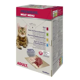 Comparer les prix de PREMIERE Meat Menu nourriture humide pour chat adulte, lot assorti de 12 x 85 g