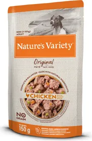 Comparer les prix de NATURE'S VARIETY Original pâtée pour chien de petite taille sans céréales - Plusieurs saveurs - Bœuf - 8 x 150g