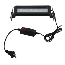 Comparer les prix de Lumière LED d'aquarium à changement de couleur Lumière pour aquarium avec supports extensibles Noir pour poissons d'aquarium black