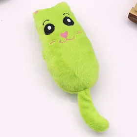Meilleurs prix pour Chat de compagnie Queue mignonne Jouet en peluche doux Résistant aux morsures Menthe Jouets interactifs Type 1