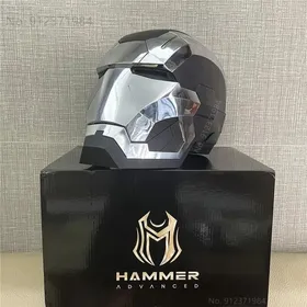 Comparer les prix de Casque Disney Iron Man pour adultes casque eacutelectrique portable yeux agrave commande vocale Mk5 jouets WAR MACHINE MK5