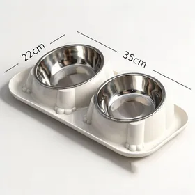 Meilleurs prix pour Gamelle Anti-Fourmis Anti-Renversement Anti-Basculement Antidérapante pour Alimentation Eau Chat Chien Bassin d'Eau Nourriture Accessoires pour Animaux blanc