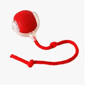 Comparer les prix de Jouet pour chat SZSMART W0 - Balle lumineuse avec longue laisse - Trois modes de vitesse - Rouge