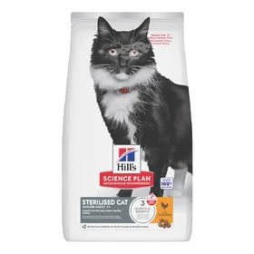 Comparer les prix de Hill's Mature Adult 7+ Sterilised au poulet pour chat 3 kg