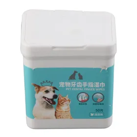 Meilleurs prix pour Lingettes Doigt Nettoyage Dents Chien Enlève Tartre et Calcul Soin Dentaire Animal Lingettes Doigt pour Chats gray