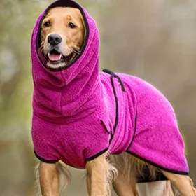 Meilleurs prix pour Manteau d'hiver générique pour chien pour Whippet, Lévrier Pull douillet en polaire, Veste Lurcher et Vêtement avec doublure chaude, Bande réglable M (Pink,S) rose