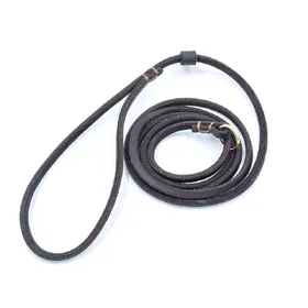 Comparer les prix de Laisse pour chien en cuir véritable, laisse de dressage pour animaux de compagnie, laisse à sangle pour petits chiens et chats, laisse et collier antidérapants anti-traction pour chiots S 120cm noir