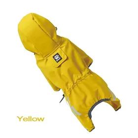 Comparer les prix de Imperméable pour chien avec capuche Vêtements Réfléchissant Imperméable Combinaison Veste Mode Extérieur Respirant Vêtements Pour Chiens Petits Moyens (YELLOW,XXL) jaune