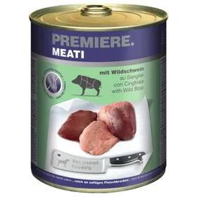 Meilleurs prix pour PREMIERE Meati nourriture humide pour chien, Adulte, Sanglier 6x800 g