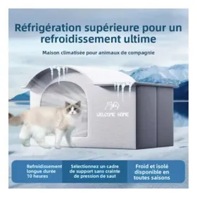 Meilleurs prix pour Maison de glace dété pour petit chat et chien lit de climatisation outil de refroidissement dété (taille XL)