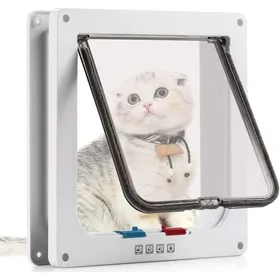 Meilleurs prix pour Chatière - EINNENFFER - Magnétique - 4 Voies - 19x20 cm - Pour Chats et Petits Chiens