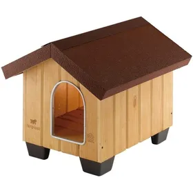 Meilleurs prix pour Niche pour chien PREMIUM en bois Domus - XL - 92x111x90cm