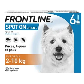 Comparer les prix de FRONTLINE Spot On chien 2-10kg