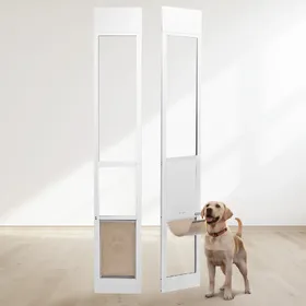 Meilleurs prix pour VEVOR Porte pour chien pour porte coulissante en verre trempé 1927-2049 mm L