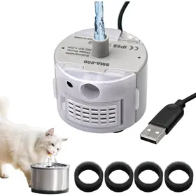 Comparer les prix de Pompe de rechange pour fontaine eau pour chat 25 l en acier inoxydable avec 4pcs lment filtrant de rechange CC APPLIQUE DINTERIEUR