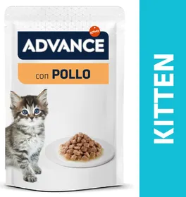 Comparer les prix de ADVANCE Kitten Bouchées en sauce au poulet pour chaton - Lot de 3x Poulet - 4x85g