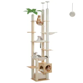Comparer les prix de Arbre à Chat du Sol au Plafond 237-256 cm Beige