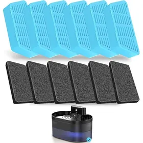 Meilleurs prix pour Lot de 6 filtres de rechange pour fontaine à pour chat 2 2 l paquet de 6