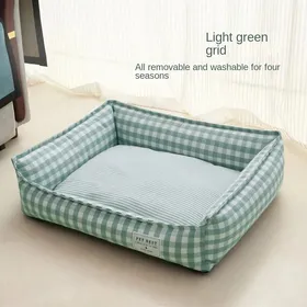 Comparer les prix de Nid pour chat, niche d'hiver chaude et antidérapante pour chien de petite et moyenne taille, niche pour chien, lit doux et retiré, fournitures pour animaux de compagnie L 60-50CM